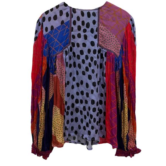 Anthropologie B|^nk London Miranda Peasant Blouse - Picture 4 of 7